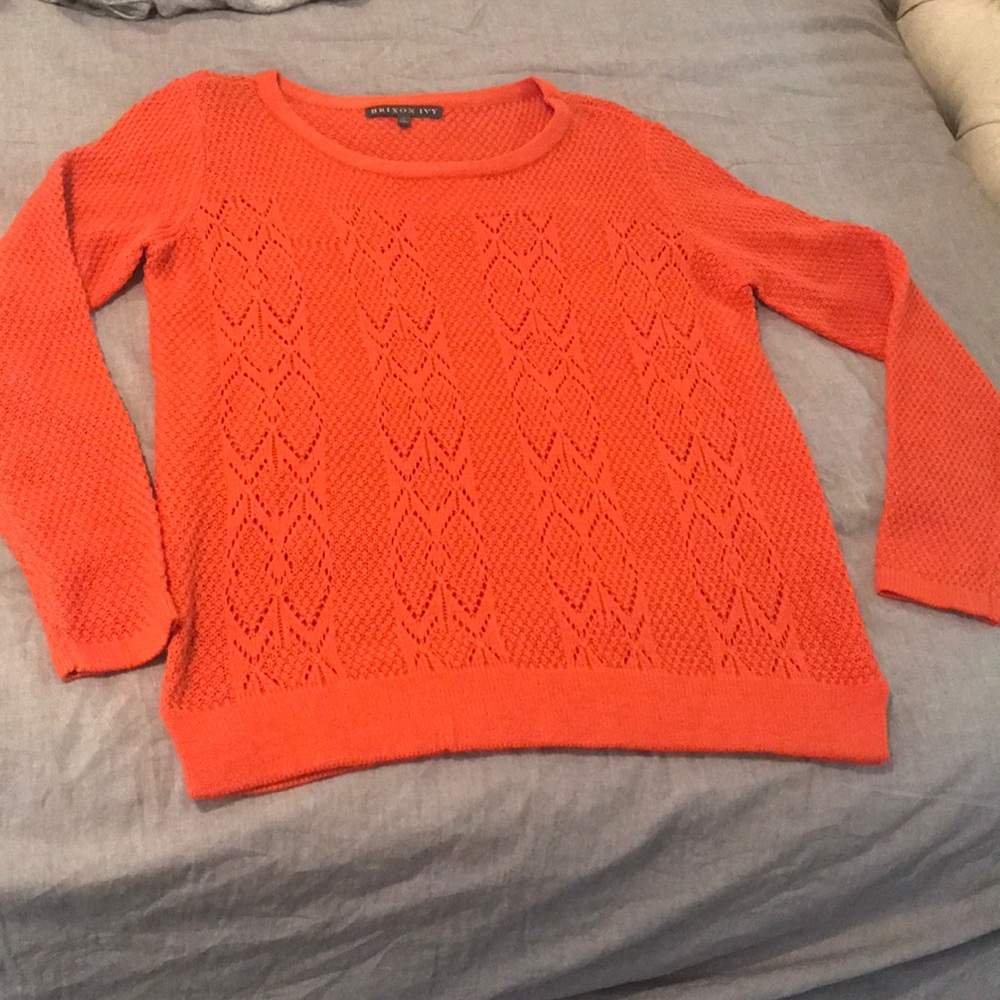 Orange sweater